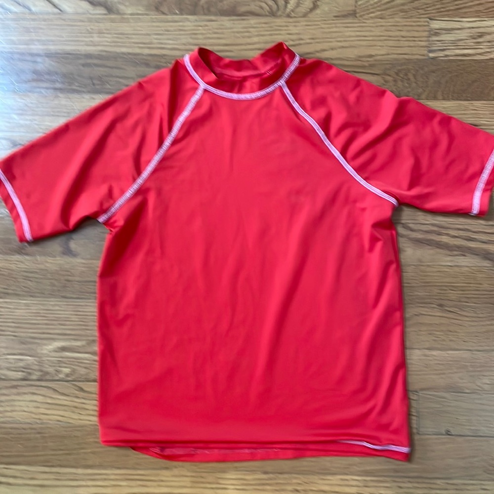 Rash guard swim shirt EUC no rips tears or stains Sz 14/16